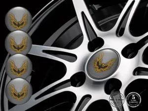 Pontiac Version Autocollants Jantes Design Bombé Élégant